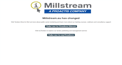 Desktop Screenshot of millstream.eu